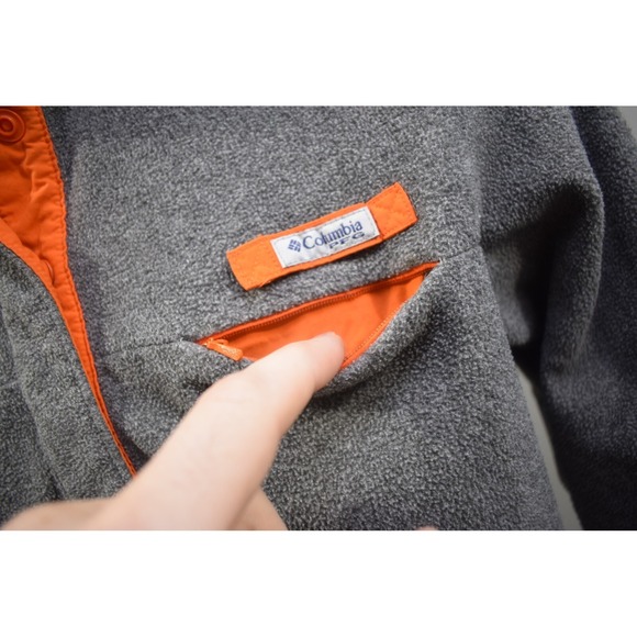 Columbia PFG Clemson Tigers Fleece 1/4 Zip Pullover Long Sleeve Womens Medium - Picture 7 of 10